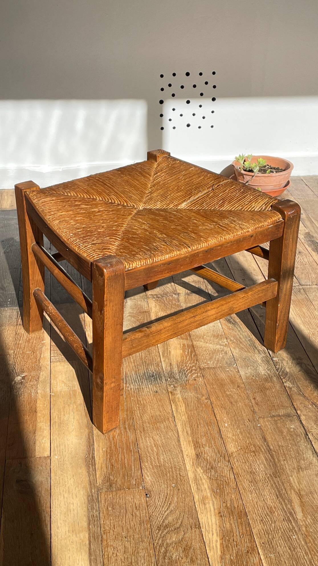 TABOURET Ancien Esprit CAMPAGNE