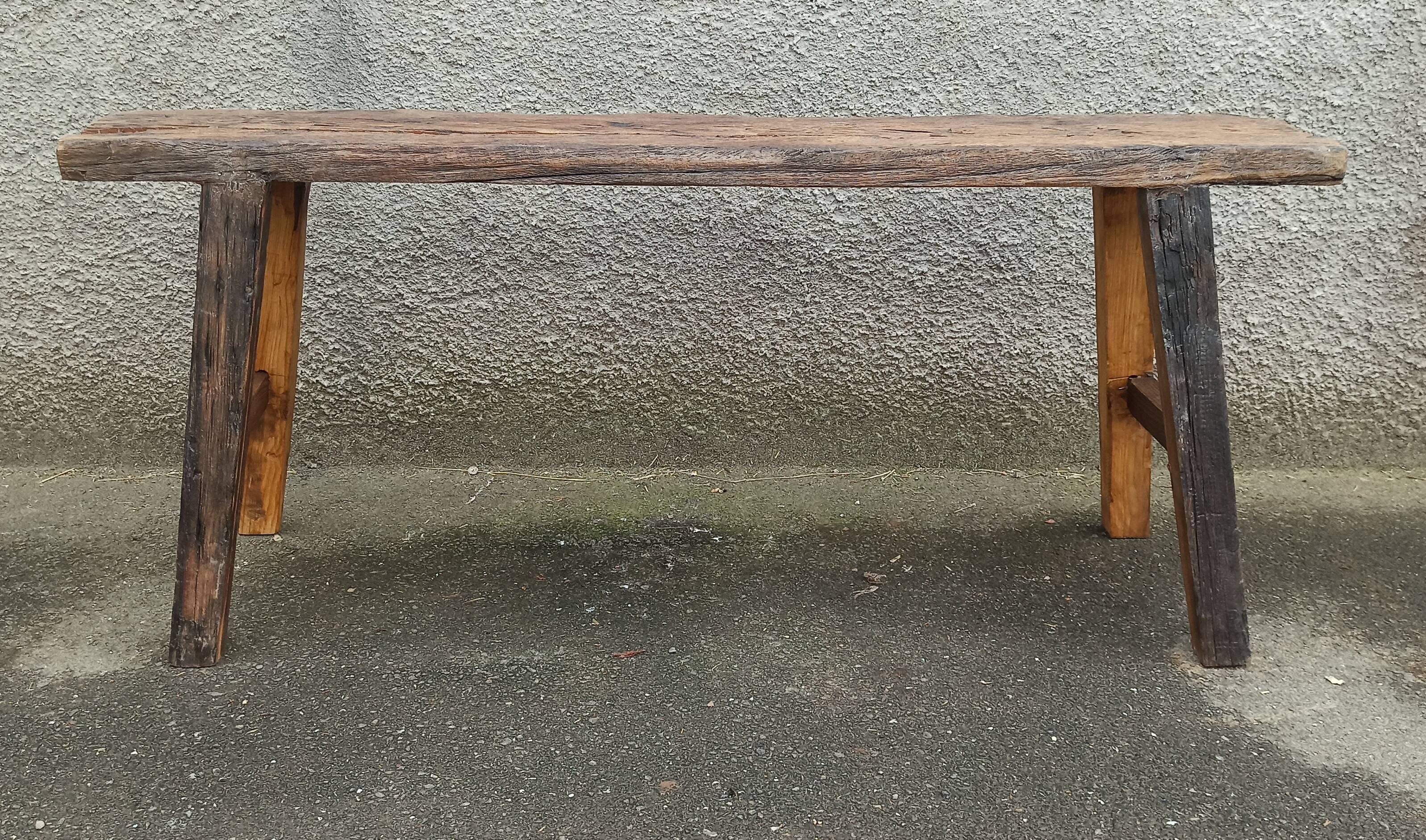 Old wooden bench