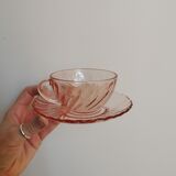 Vintage cups Arcoroc Rosaline