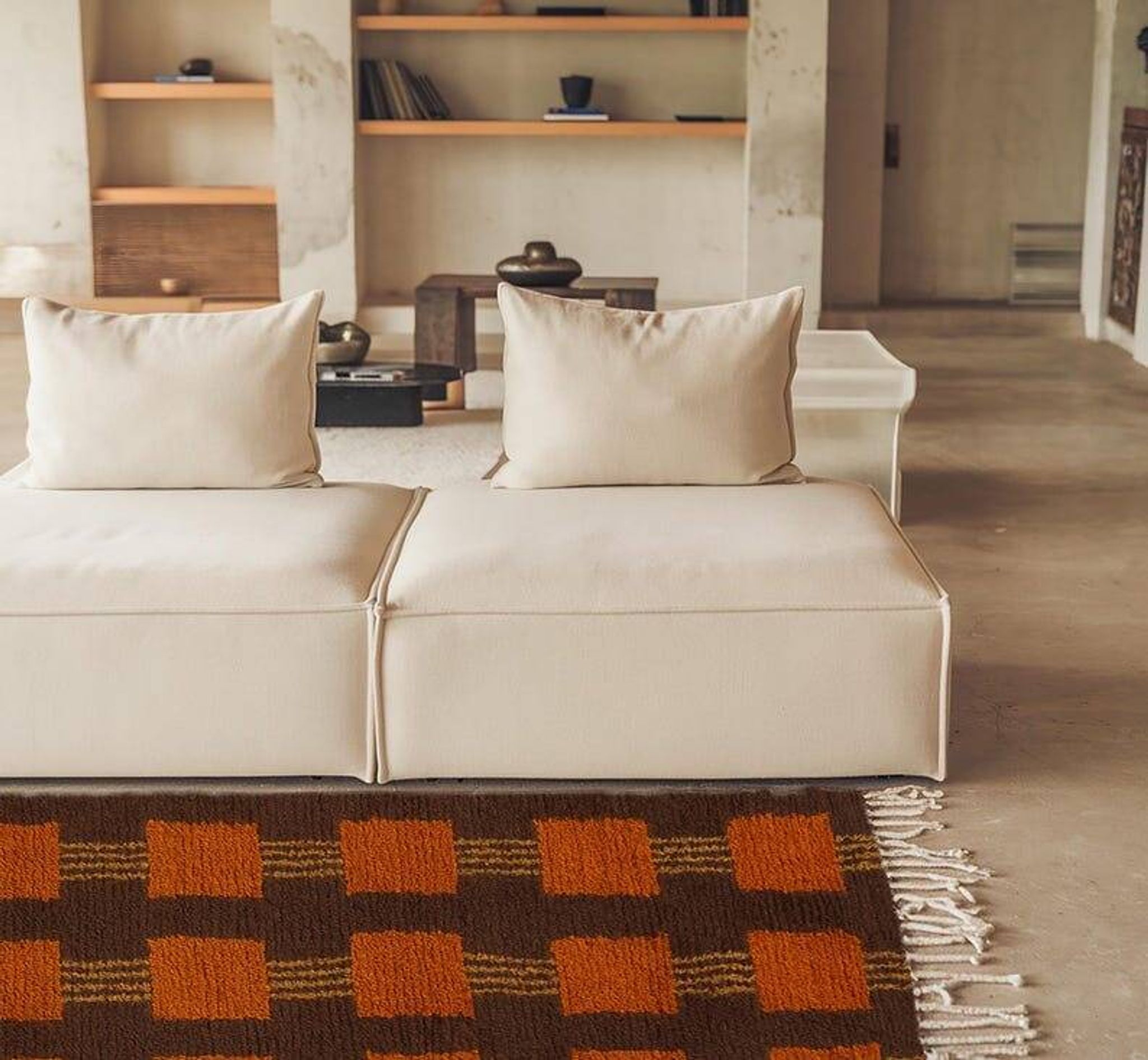 Handwoven traditional Berber rug size 1.4/2.5 m