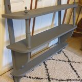 Coat rack wall shelves