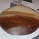 Flat teardrop-shaped vase