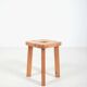 Finnish wooden stool from Finnsauna Lagerholm, 1950s