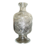 dragon engraved glass carafe