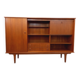 High Scandinavian style vintage teak sideboard from the 60s