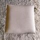 Tabouret vintage en métal chromé et similicuir blanc - mid. XXeme
