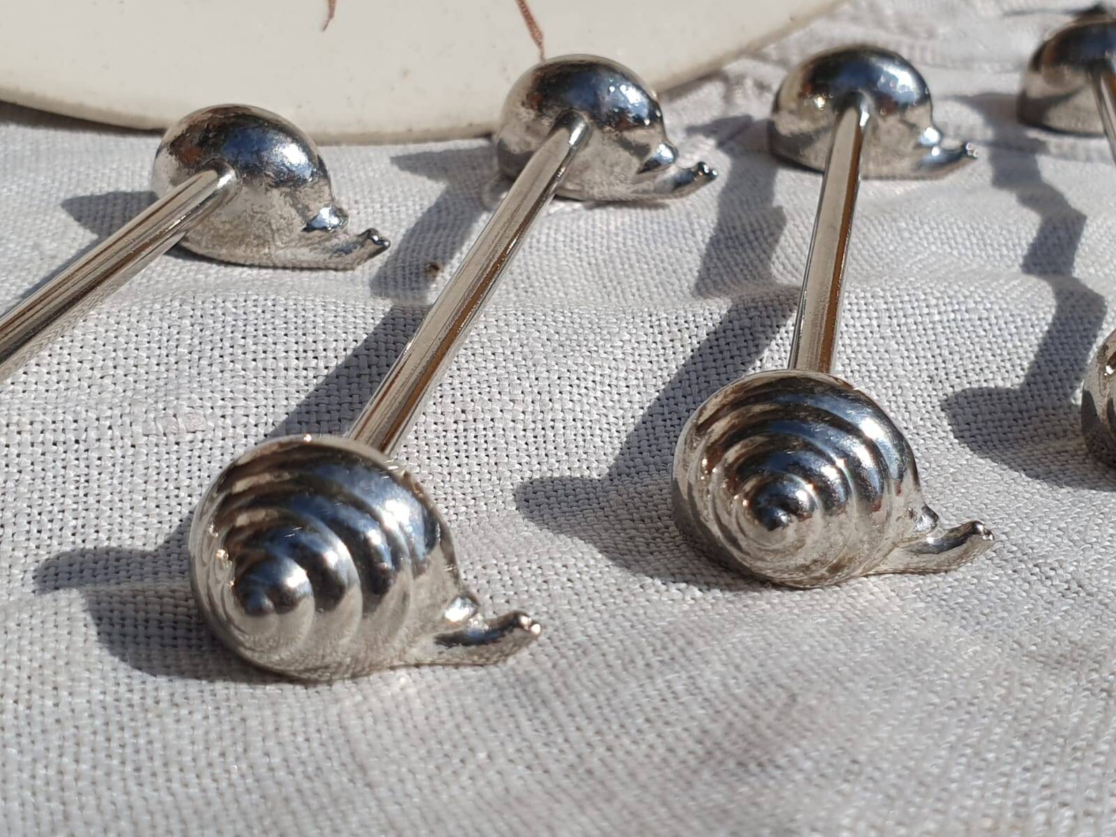 expensive silver metal snail door