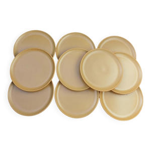 Assiettes dessert grès - sarreguemines