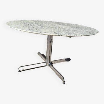 Marble table 1970 1980 knoll