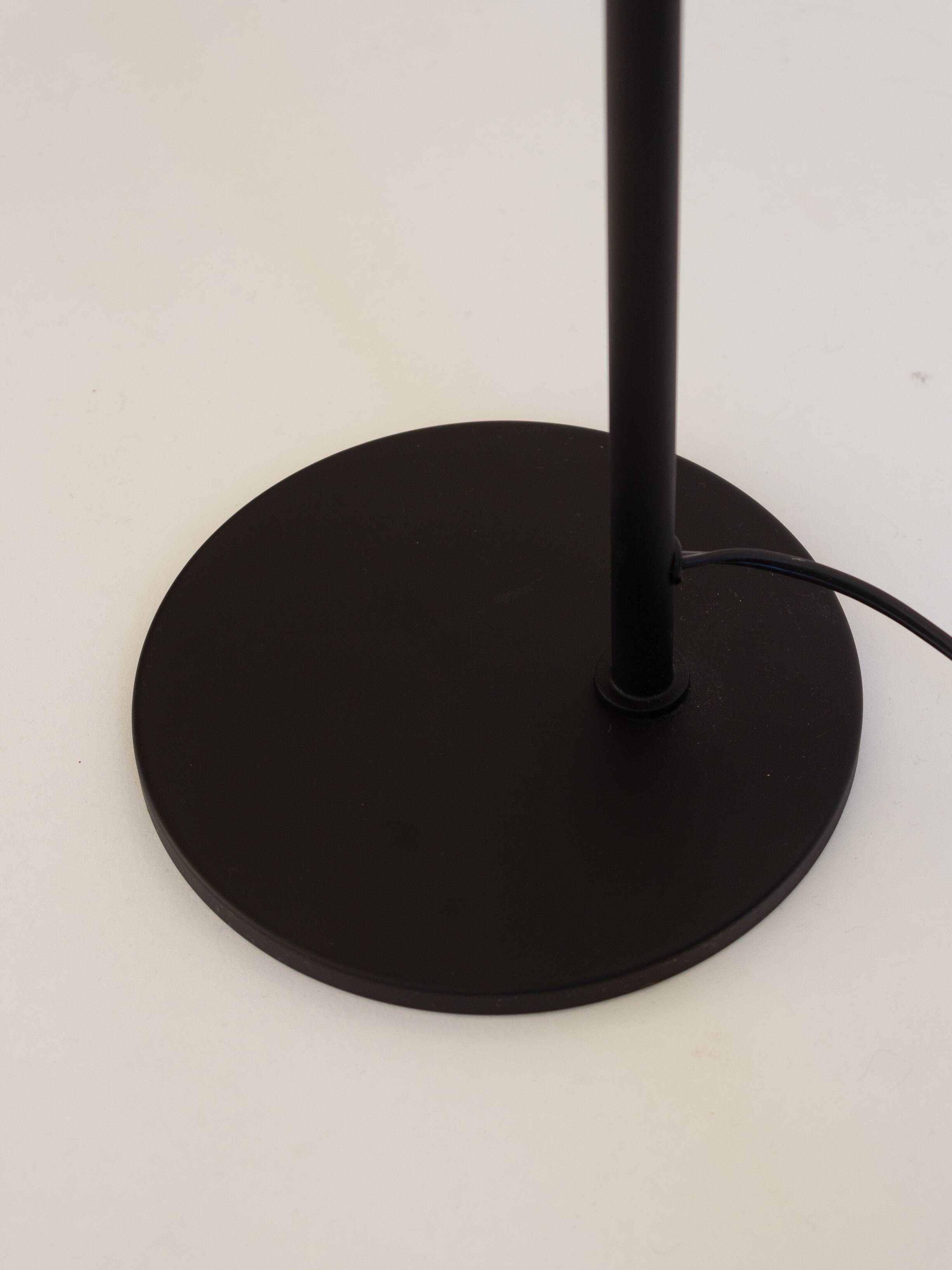 Desk lamp, reading light in black metal, Amilux, 1960s