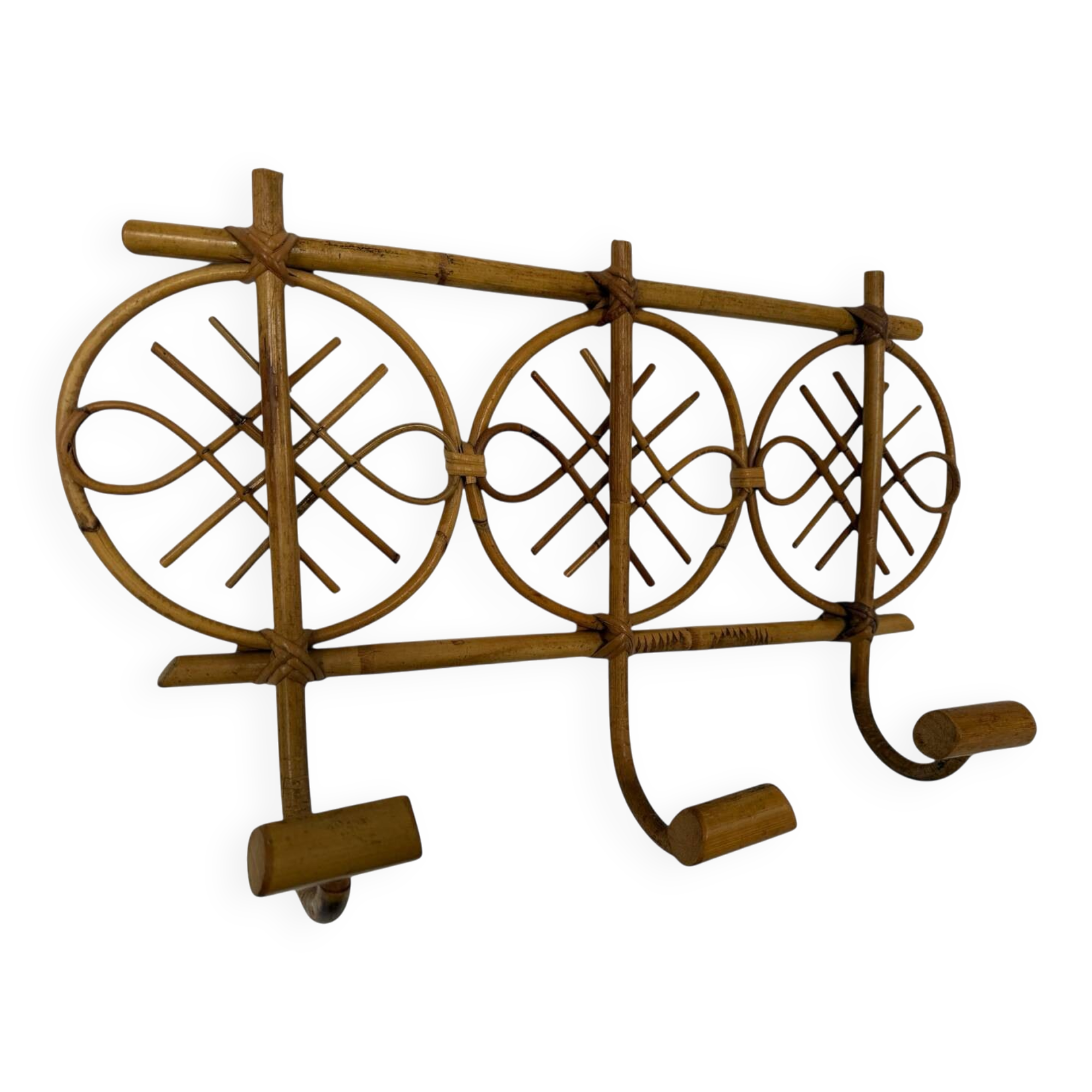 Coat rack in the style of Olaf Von Bohor from the 1960s Italy.