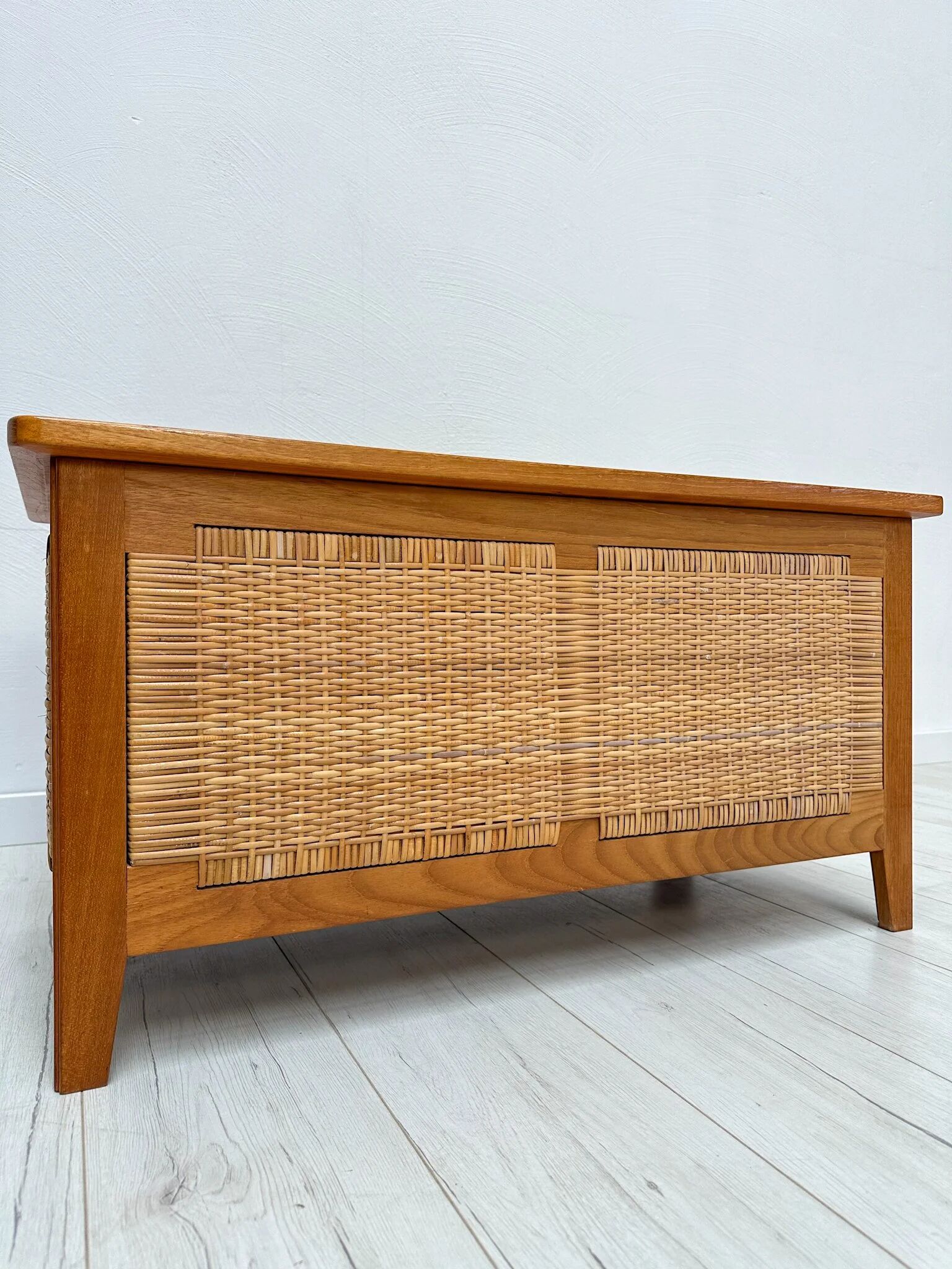 1960s vintage Danish teak blanket chest / storage bench by Kai Winding for Poul Hundevad