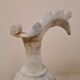 Paire de vases en albâtre fin XIXème