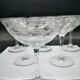 Series of 6 Champagne glasses Baccarat model Beauharnais