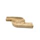 Brutalist travertine ashtray, Cerri Nestore, Italy, 1970s
