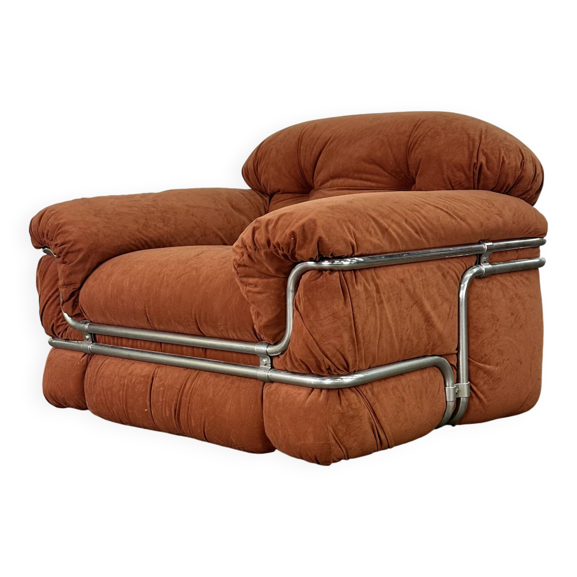 Fauteuils italiens conçus par Adriano Piazzesi