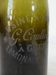 Blown glass bottle 19th limonade gazeuse g.coulloudon a gueret