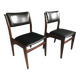 2 x vintage danish dining chairs