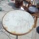 Old bistro table.