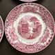 Set of 6 dessert plates, “Cambridge Old England” pattern