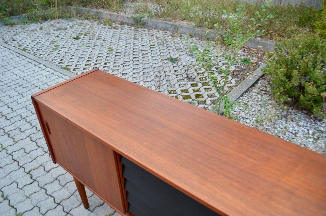 DAnish Modern Teak Model Trio Sideboard by Nils Jonsson for Hugo Troeds, 1960s