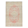 Tapis vintage rouge pâle et beige