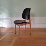 Set of 6 vintage "Pégase" chairs by Baumann.