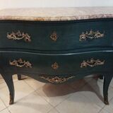 Louis XV curved dresser 2 drawers