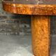Bureau en loupe d'orme vintage 80'S