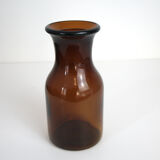 Dash brown glass bottle