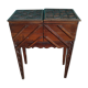 Small worker/sewing box in old carved wood