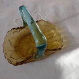 Pocket tray in blown glass basket georges sand