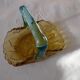 Pocket tray in blown glass basket georges sand