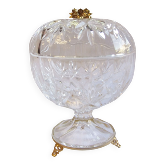 Bonbonnière in crystal cut