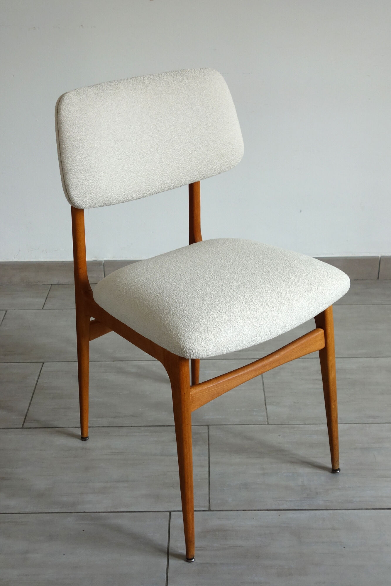 Chaise scandinave restaurée années 60
