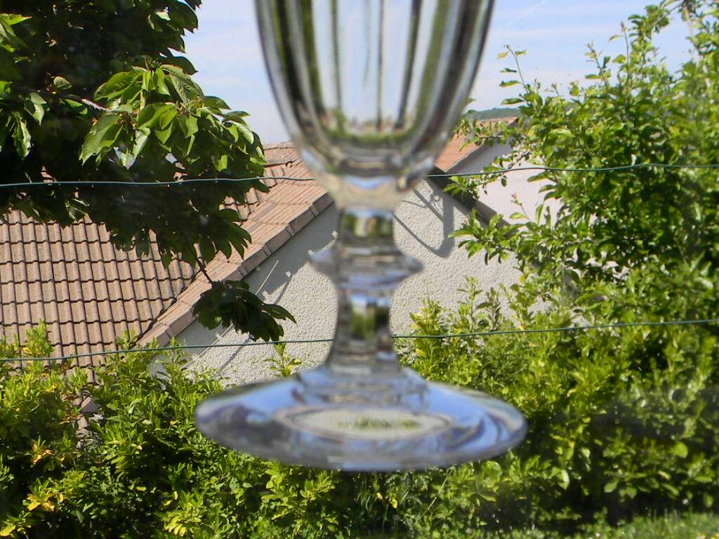 6 crystal champagne flutes from ARQUES. Rambouillet model.