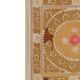 Vintage Turkish hand-knotted rug 131x136 cm