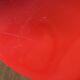 Stelton Denmark ice bucket in red ABS, Space Age pop 1960.