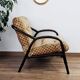Vintage bamboo and rattan armchair