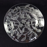 Crystal plate Gui Lalique pattern