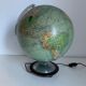 Globe vintage 1950 terrestre verre Colomb édition politique mappemonde - 34