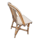 Set of two gray bistro chairs