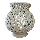 Vase dried flowers or ceramic photophore