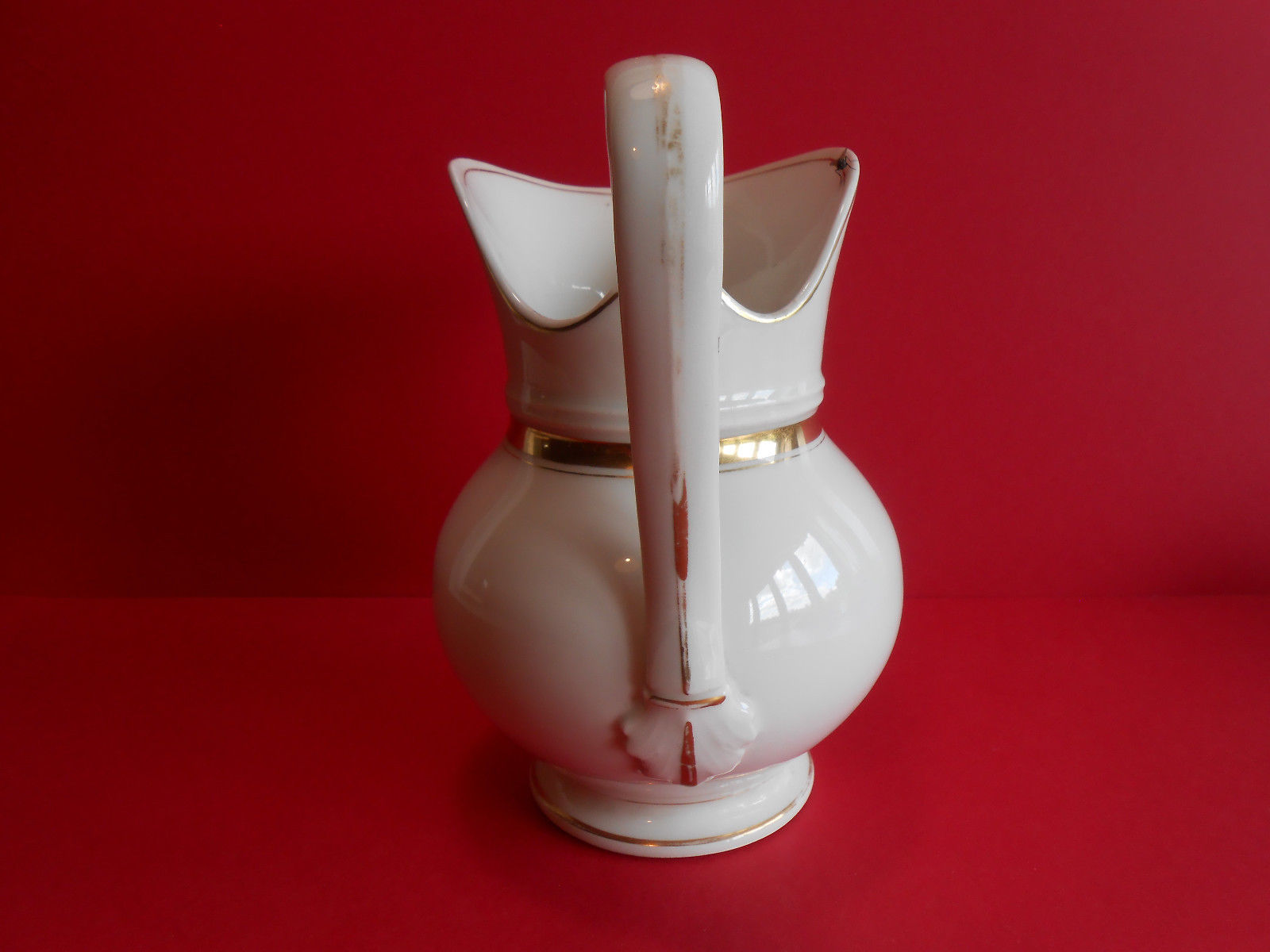 Porcelain white pitcher