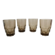 4 verres à eau vintage