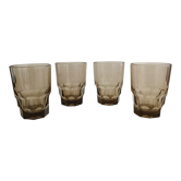 4 verres à eau vintage