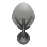 Vintage wall lamp in postmodern Italian glass by Lucente.