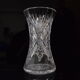 Vase Crystal Glass,Bohemia in the 1960's