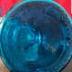 Green glass apothecary jar Belgium