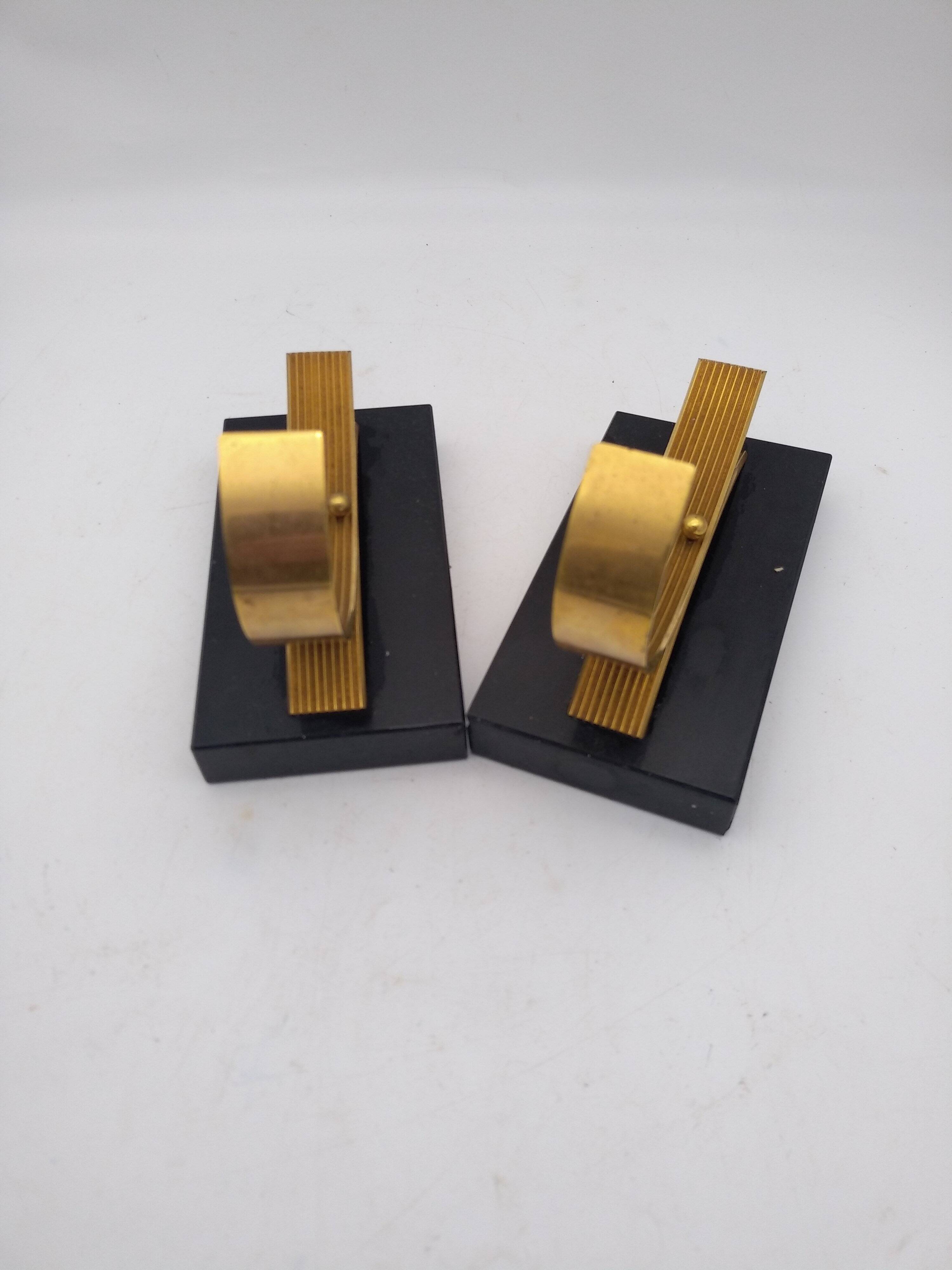 Gold Starry bookends.